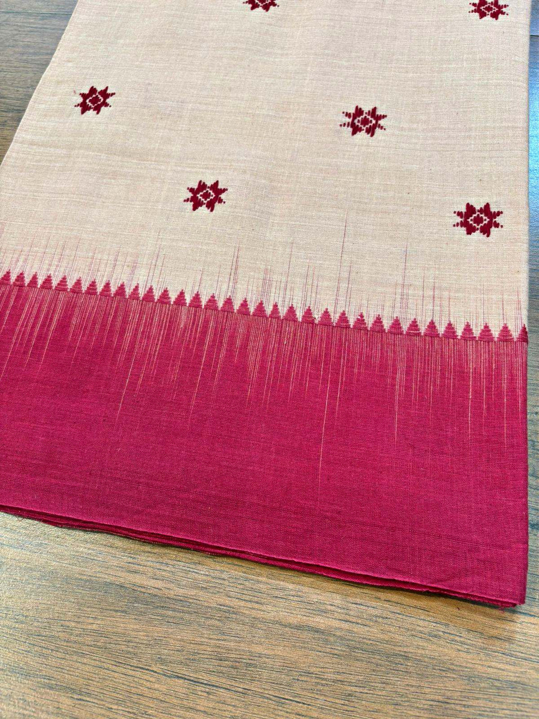 Ikatara - Dhonekhali Cotton Handloom Saree(Chaturthi )