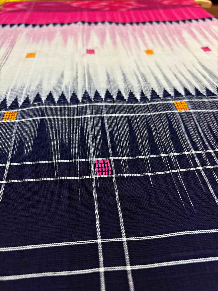 Ikatara - Dhonekhali Cotton Handloom Saree(Sashthi)