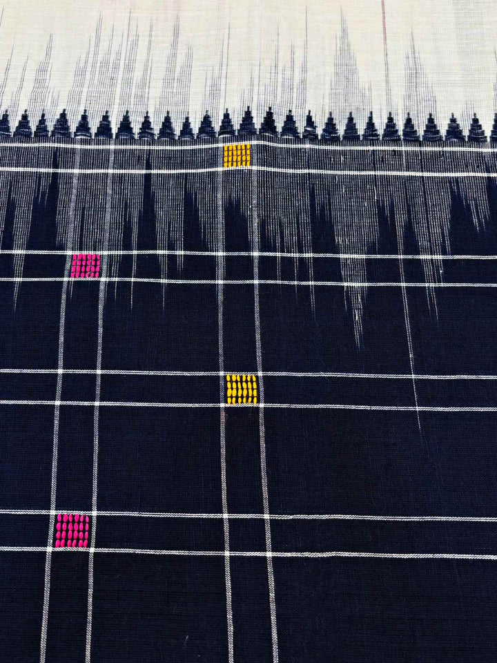 Ikatara - Dhonekhali Cotton Handloom Saree(Sashthi)
