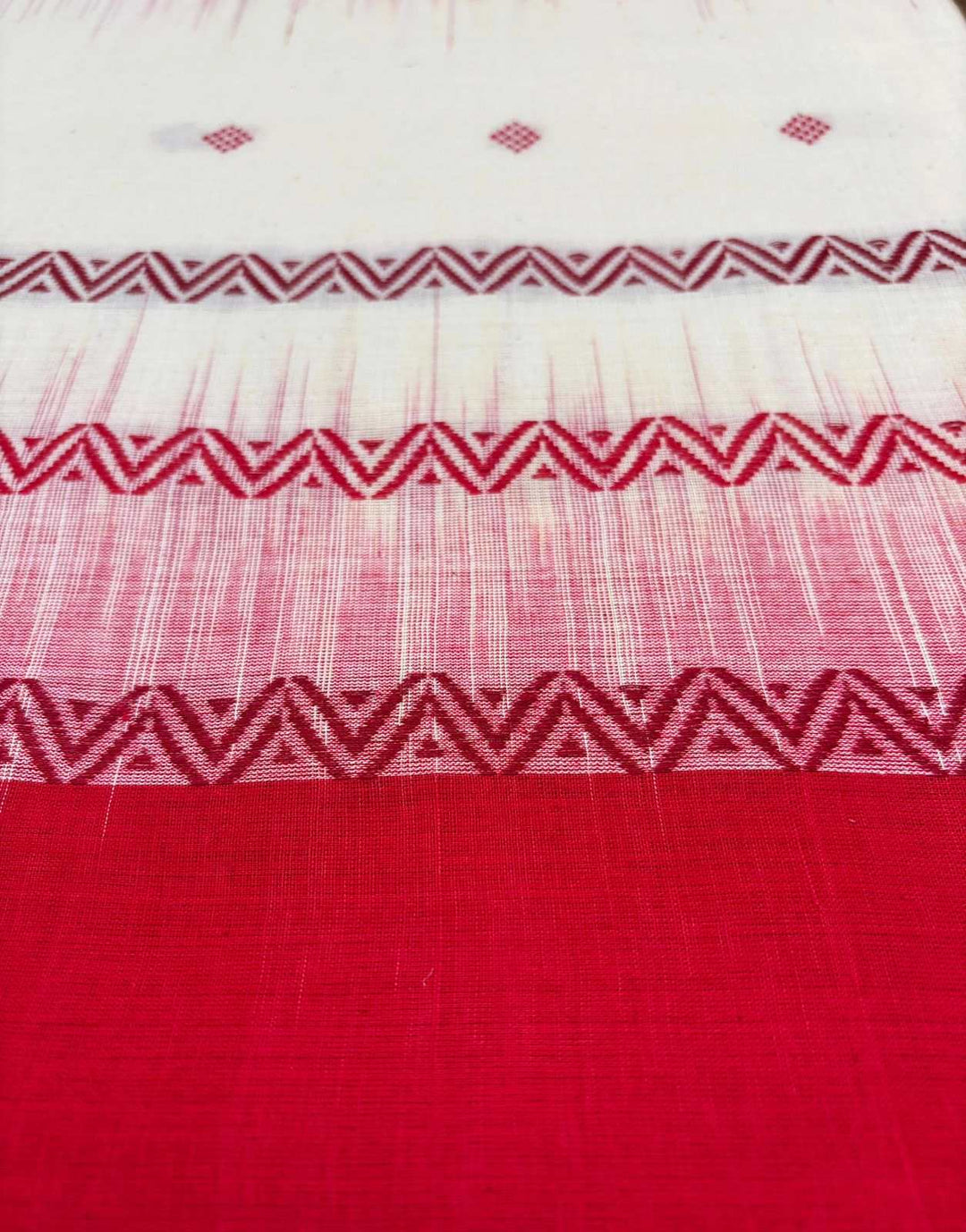 Ikatara - Dhonekhali Cotton Handloom Saree(Saptami)