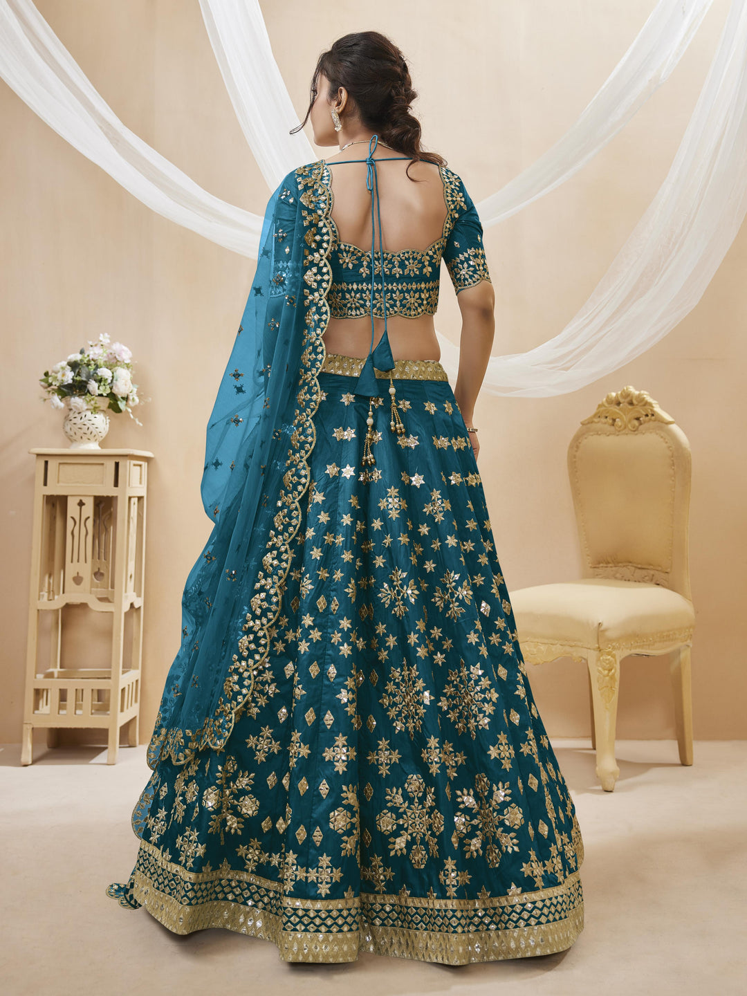 Wildflower Fancy Silk Lehenga