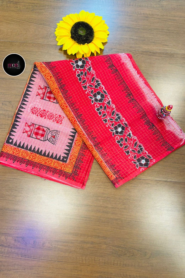 Neer - Dhonekhali Cotton Handloom Saree