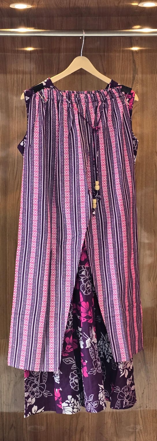 Blush Affair Cotton Kurti Set