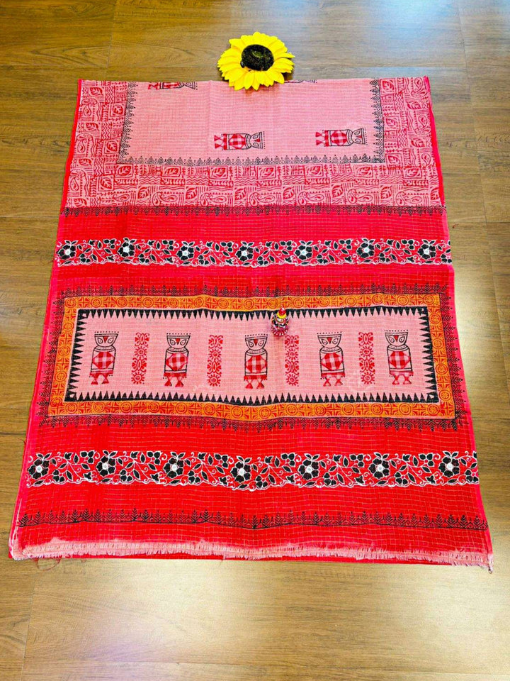 Neer - Dhonekhali Cotton Handloom Saree
