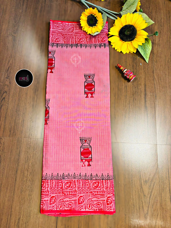 Neer - Dhonekhali Cotton Handloom Saree