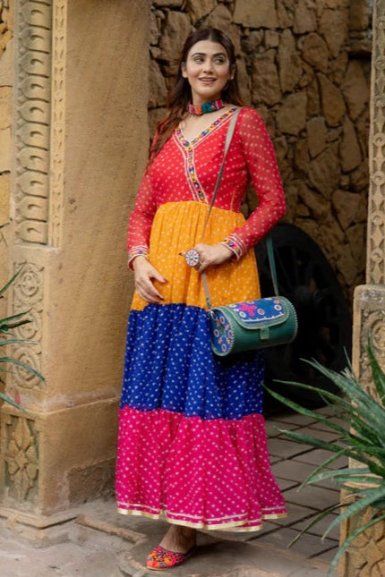 Navratri Nights Georgette Gown