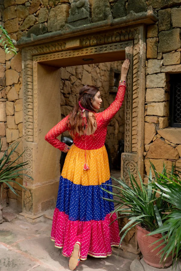 Navratri Nights Georgette Gown