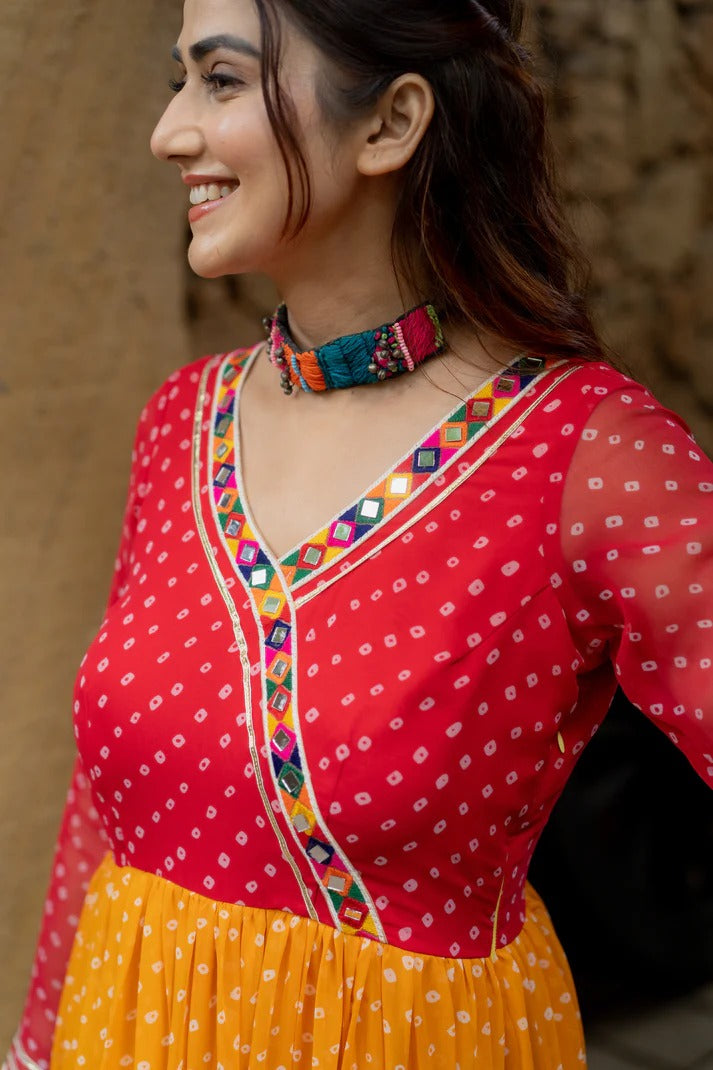 Navratri Nights Georgette Gown