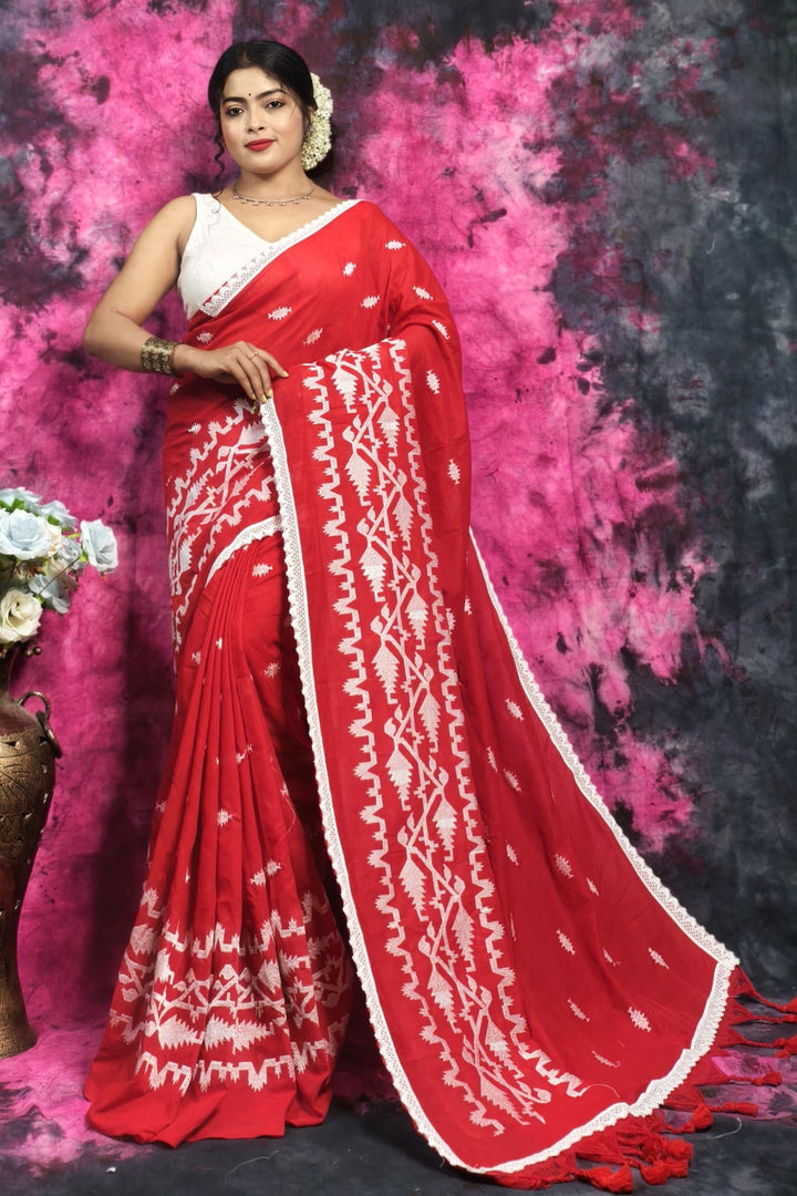 Komol Rongini Khadi Cotton Saree