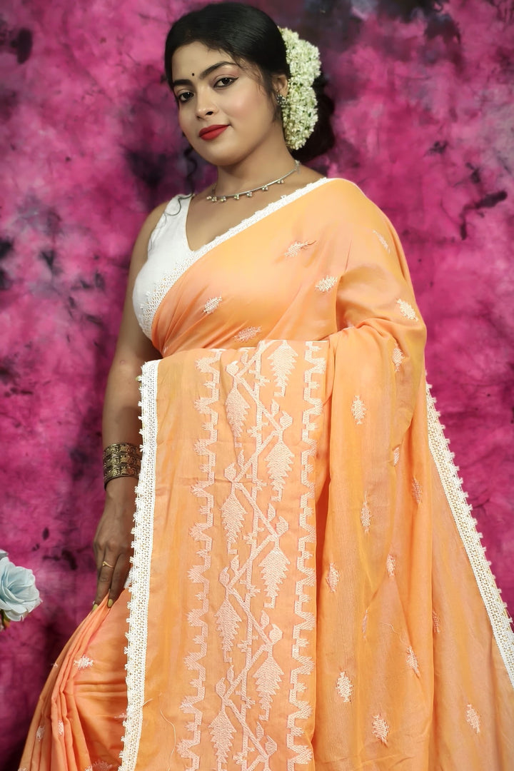 Komol Rongini Khadi Cotton Saree