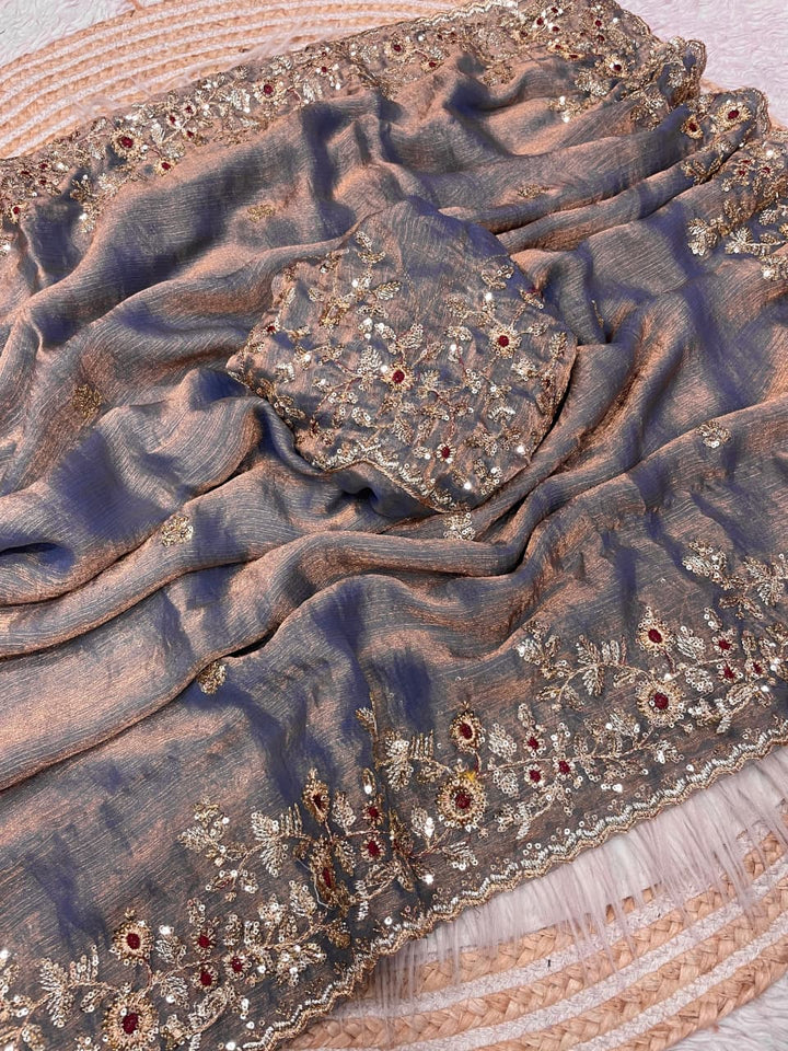 Malati Melody Fancy Chiffon Saree