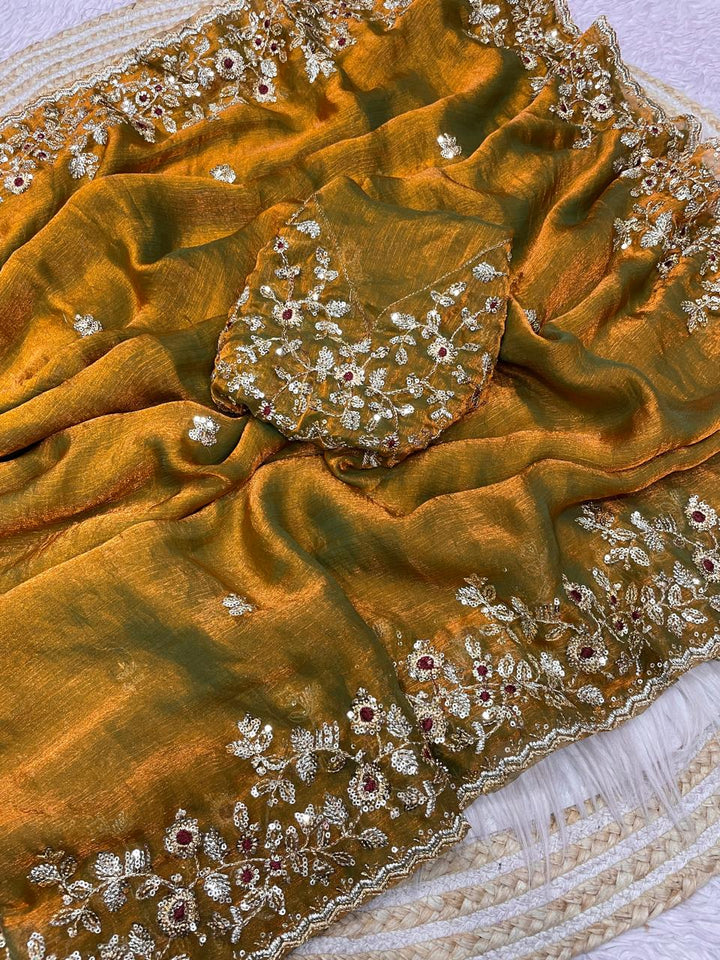Malati Melody Fancy Chiffon Saree