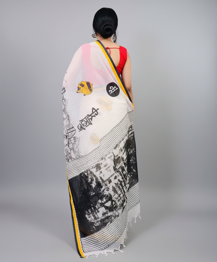 My  Love letter to Kolkata -Handloom Saree