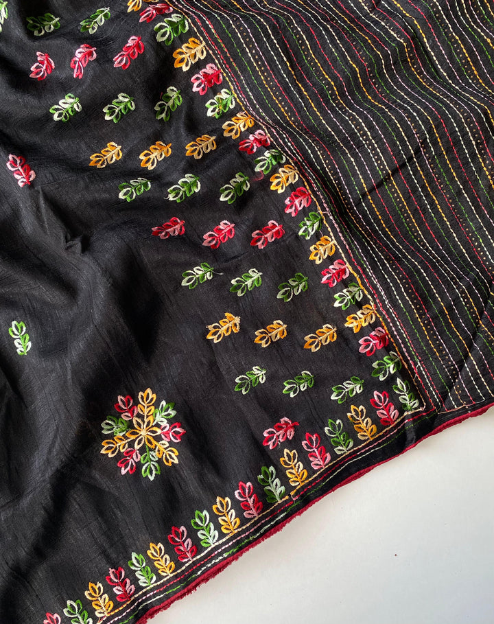Flow Of Joy Jute Tussar Silk Saree