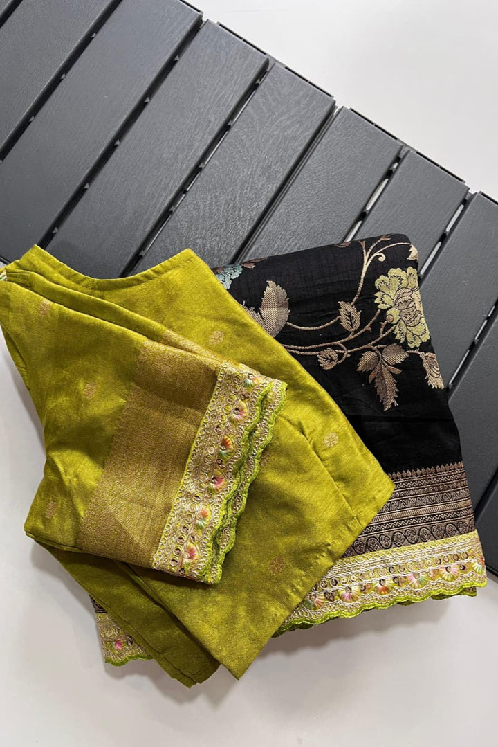 Jasmine Nights Dola Silk Saree