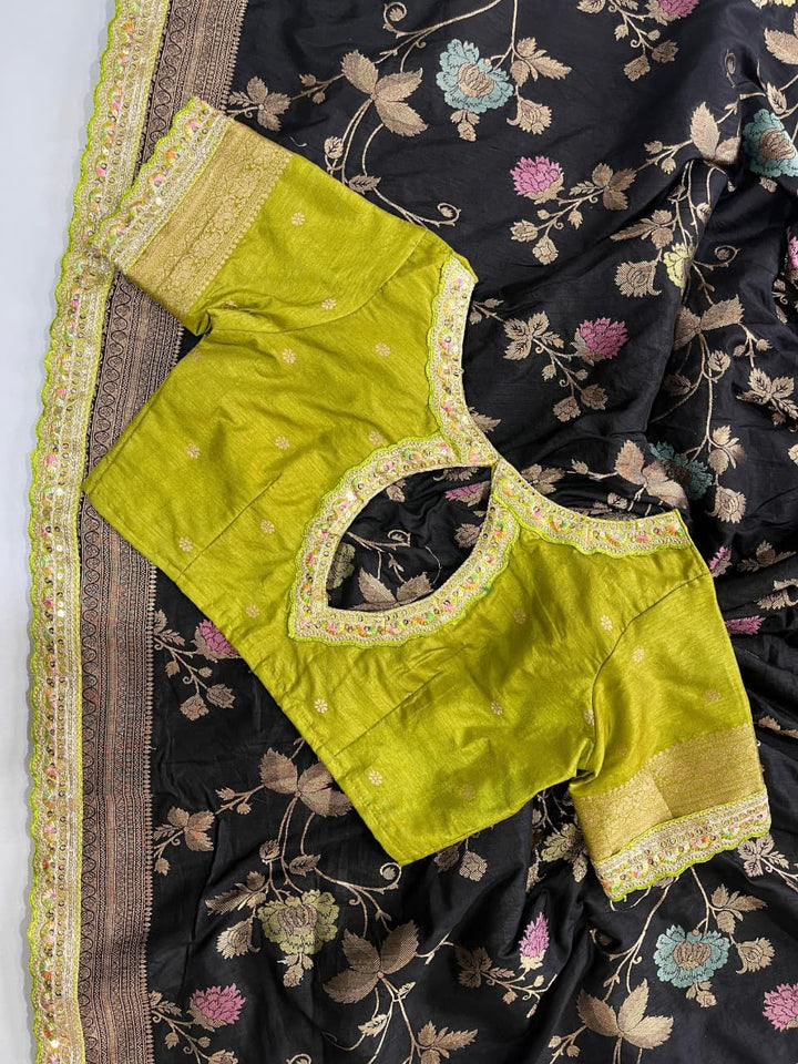 Jasmine Nights Dola Silk Saree