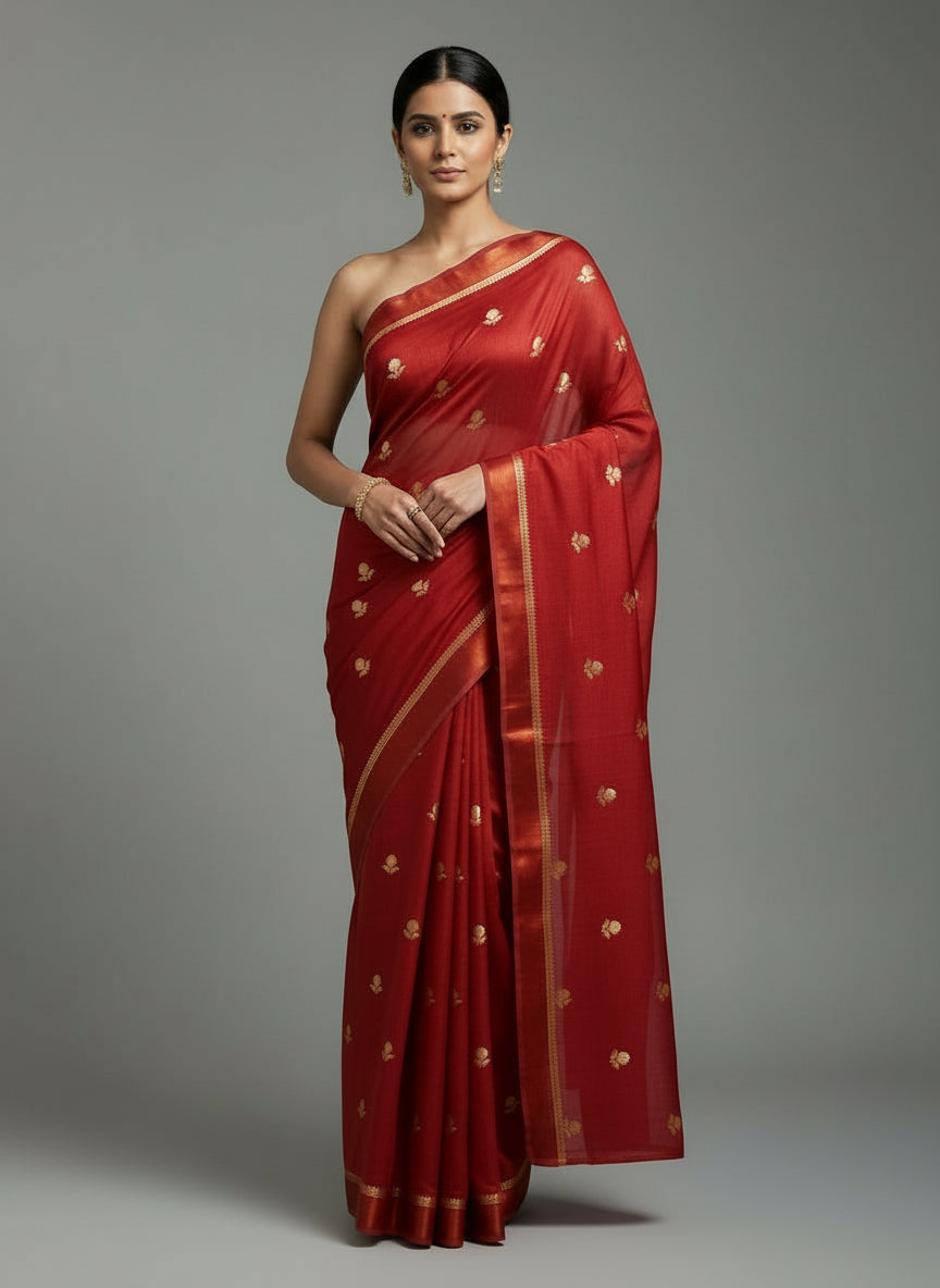 Ripples of Meghna Jute Viscose Saree