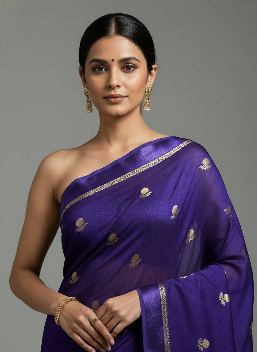 Ripples of Meghna Jute Viscose Saree