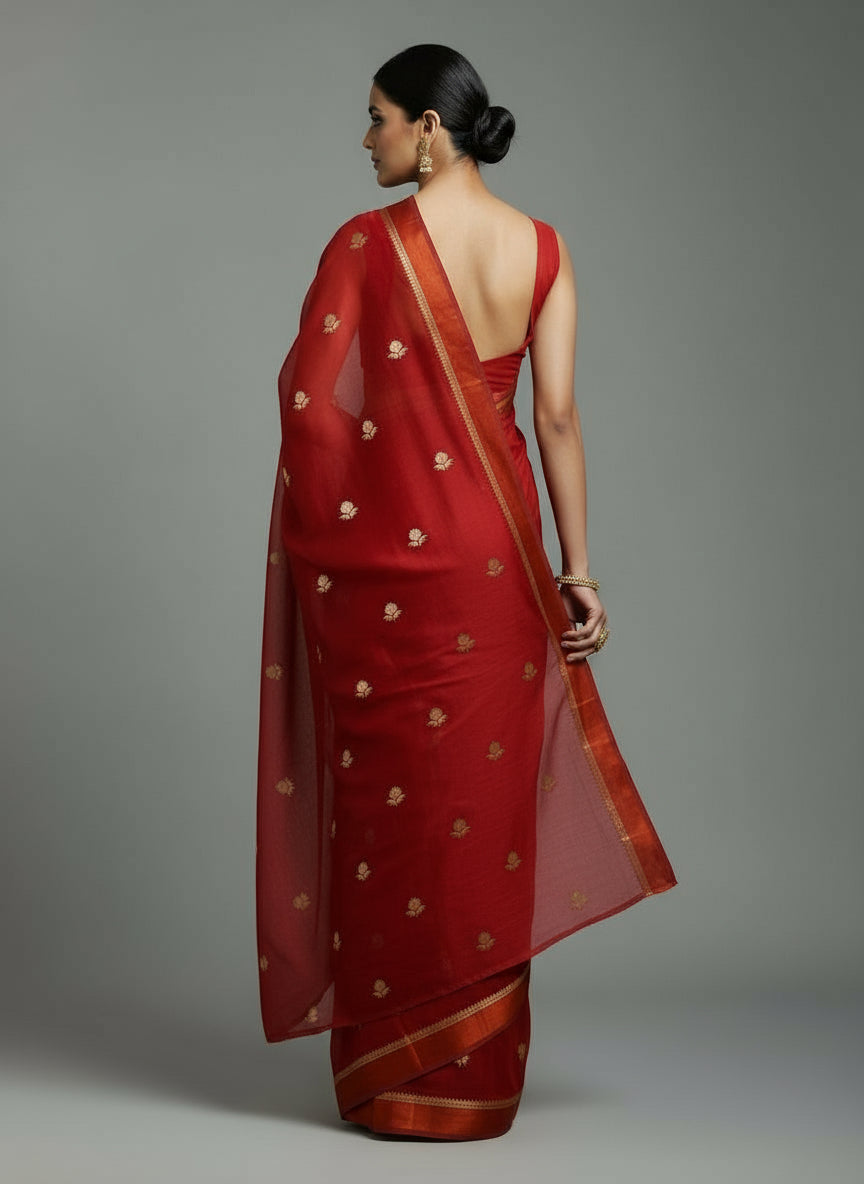 Ripples of Meghna Jute Viscose Saree