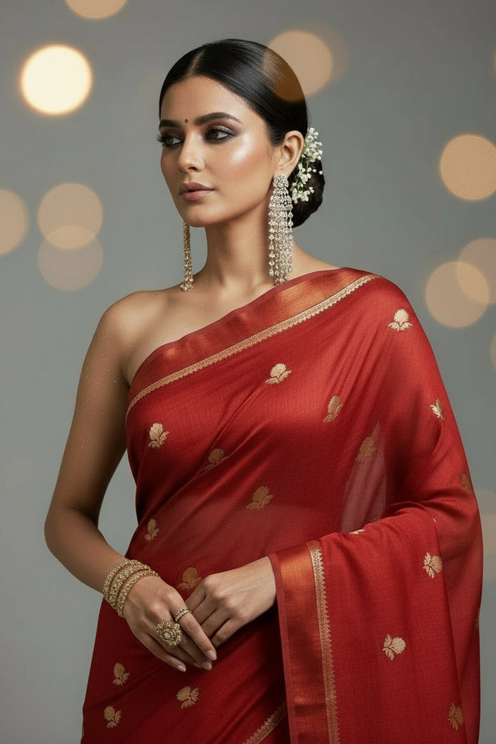 Ripples of Meghna Jute Viscose Saree