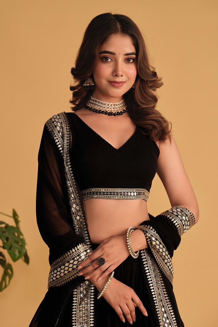 Shashwat Sundari Georgette Lehenga