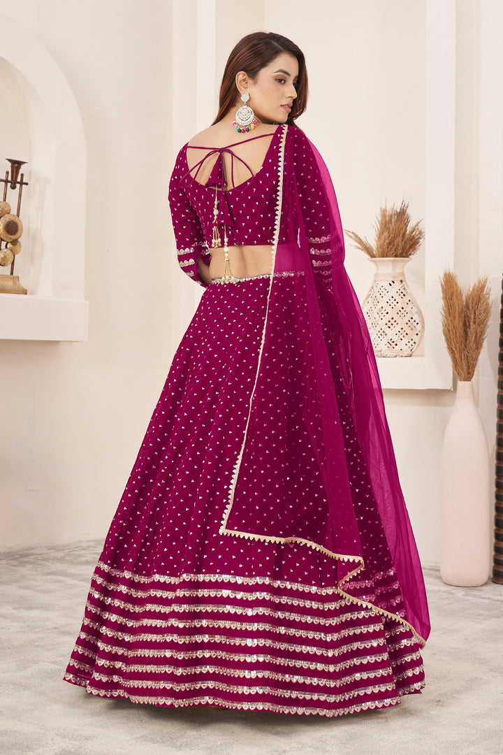 Nitya Nari Georgette Lehenga