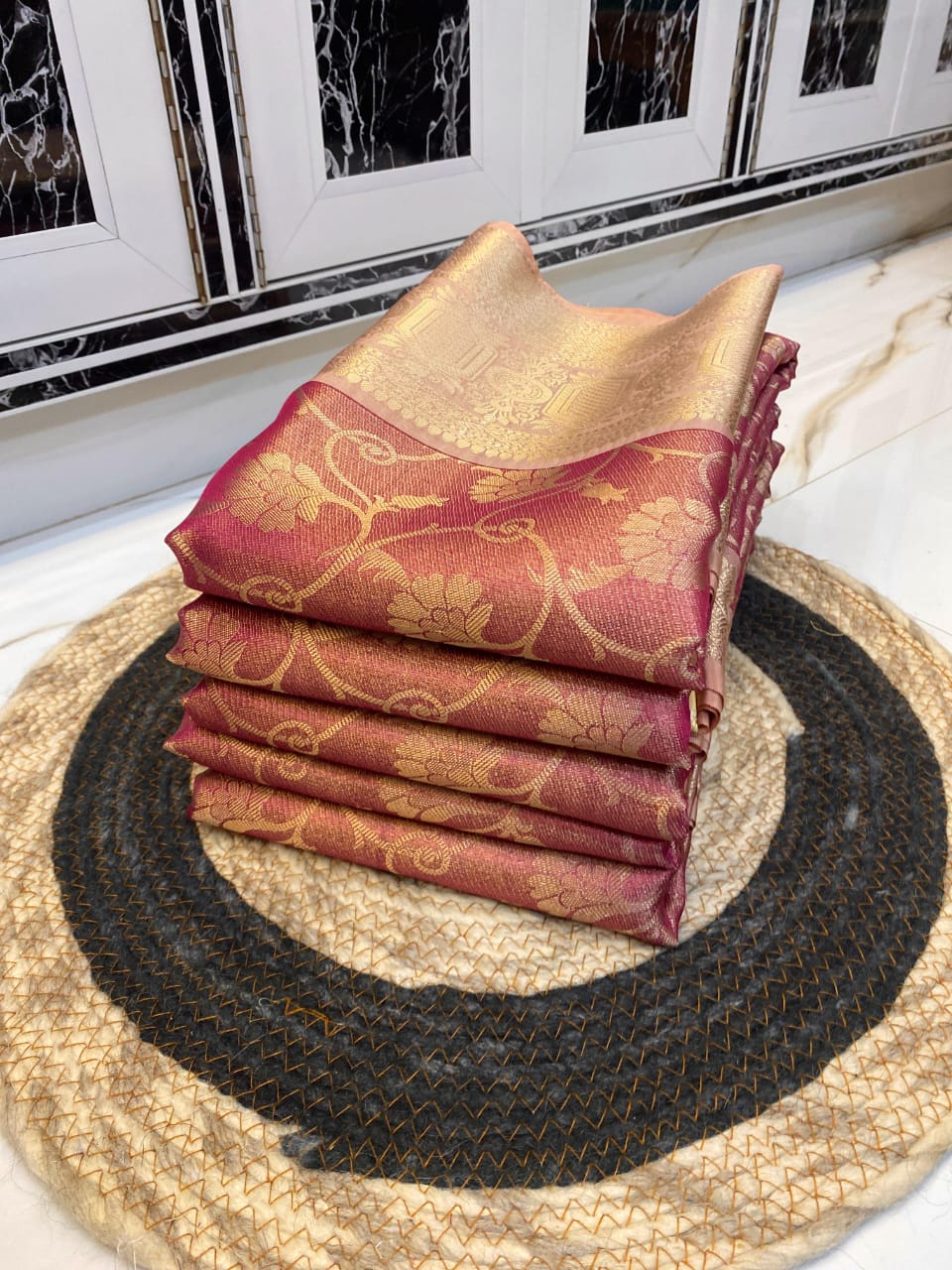 Rising Light Banarasi Tissue Silk Saree