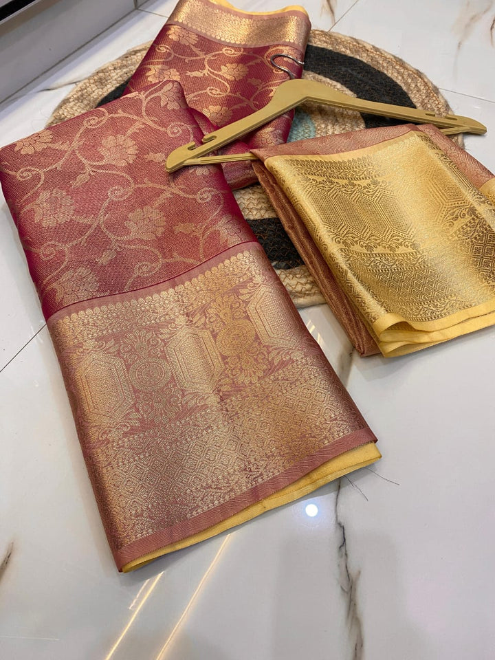 Rising Light Banarasi Tissue Silk Saree