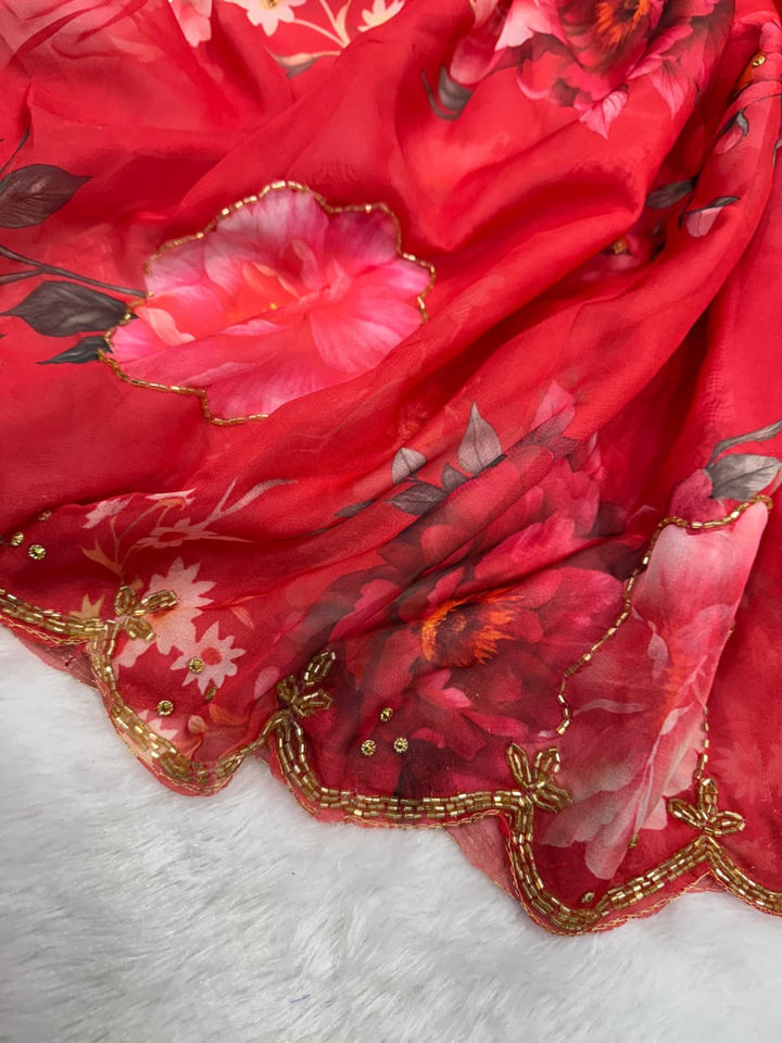 Light Of Dance Organza Saree