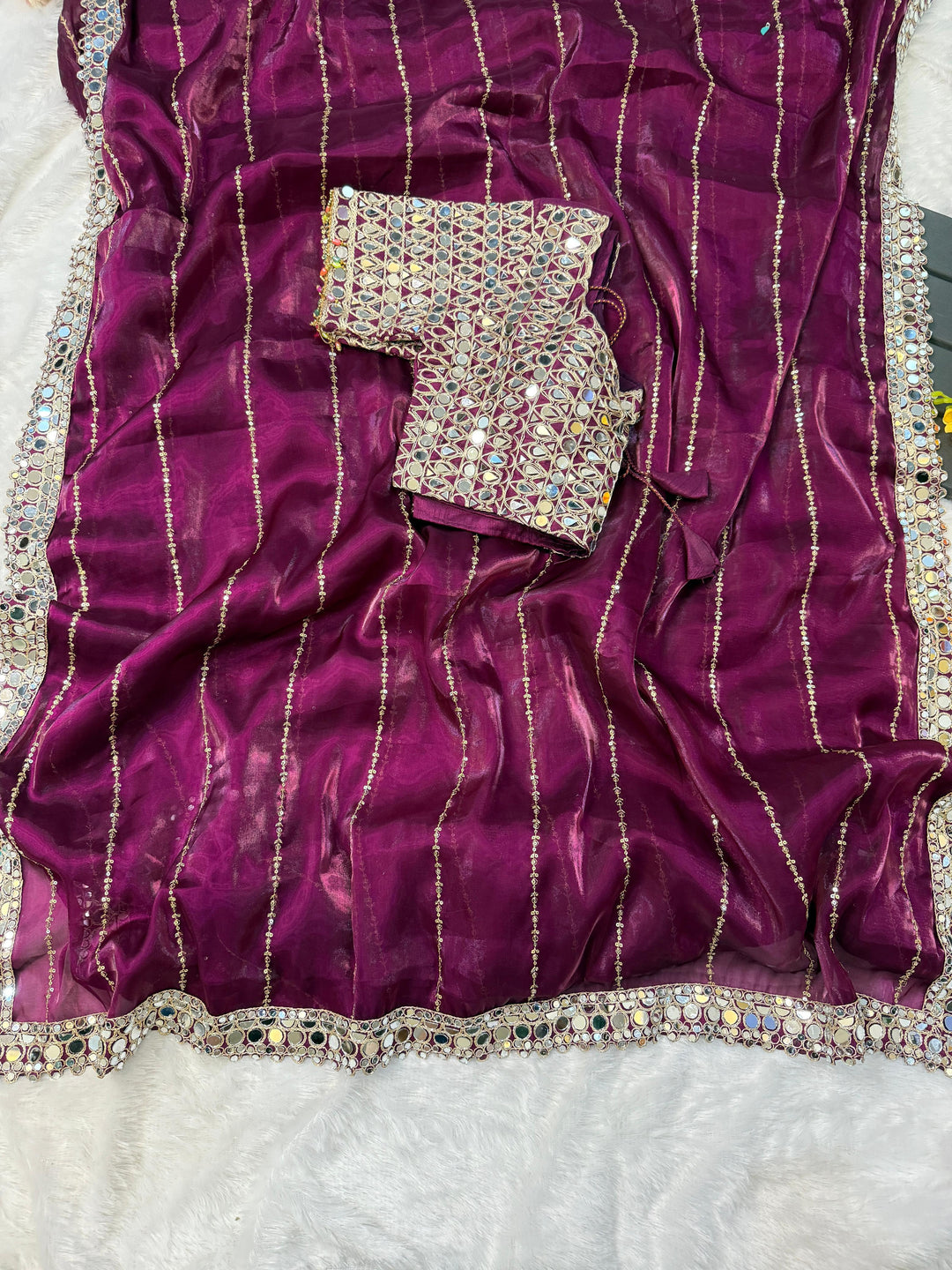 Glory of Jimmy Choo Silk Saree