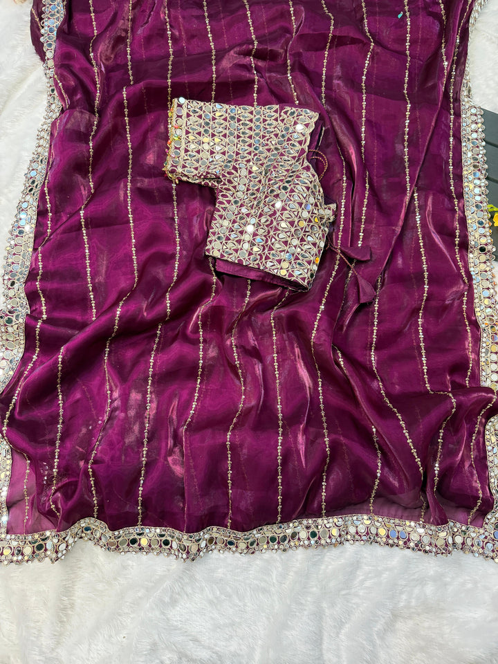 Glory of Jimmy Choo Silk Saree