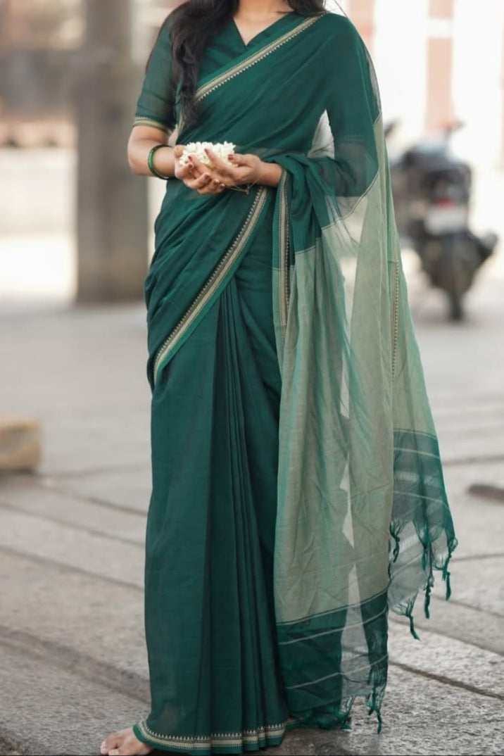 Swapner Rupusi Bengal Narayanpet Cotton Saree