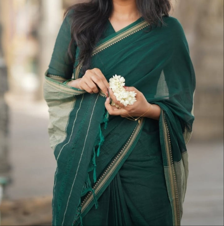 Swapner Rupusi Bengal Narayanpet Cotton Saree