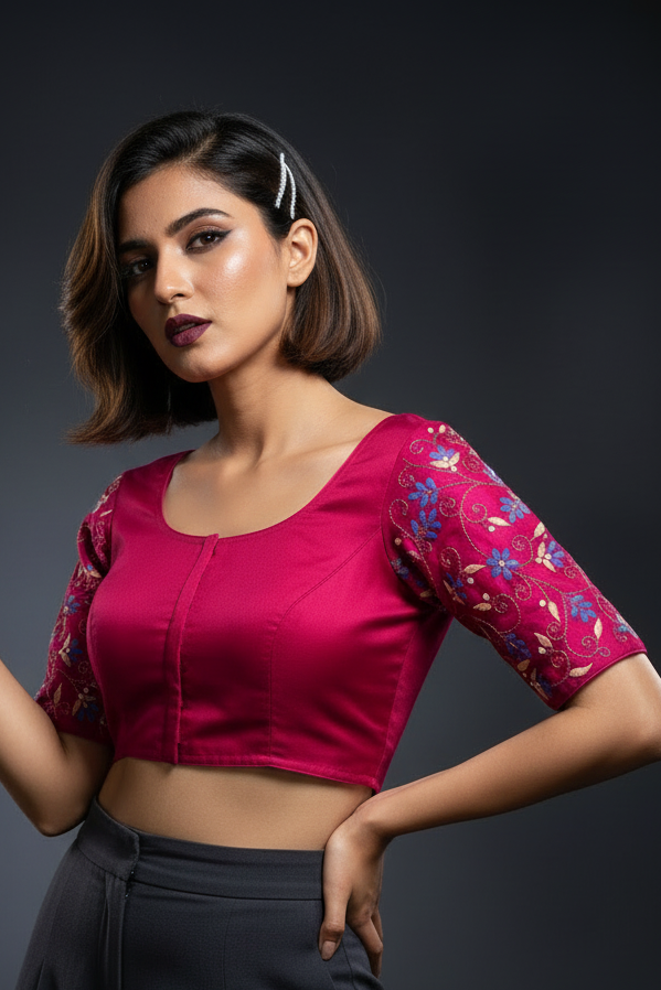 Param Sundari Cotton Blouse
