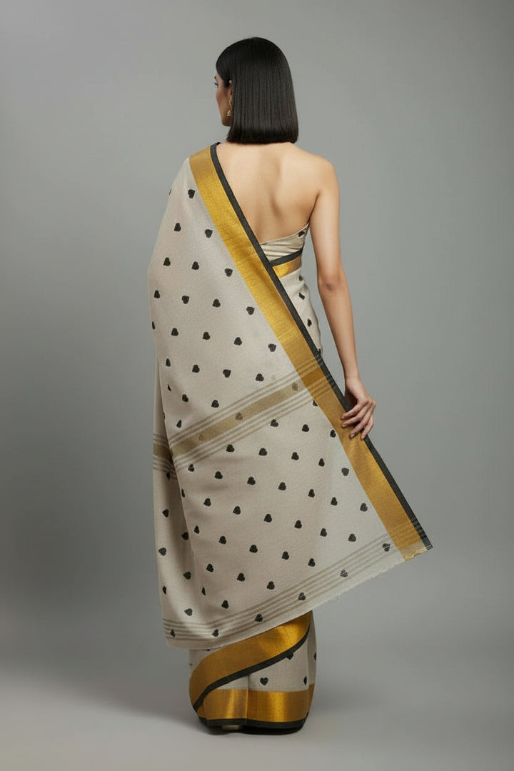 Love Embroidery Mul Cotton Saree