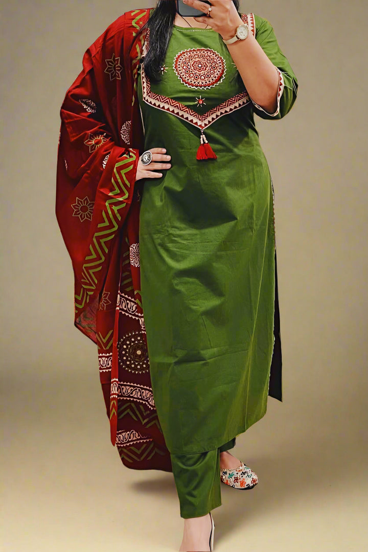 Dreamy Night Cotton Kurti Set