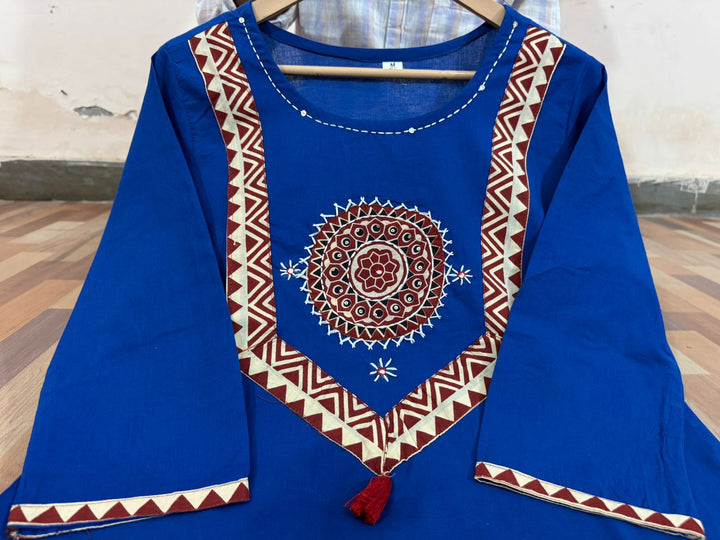 Dreamy Night Cotton Kurti Set