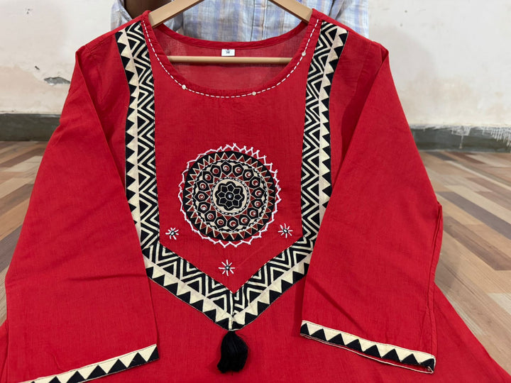 Dreamy Night Cotton Kurti Set