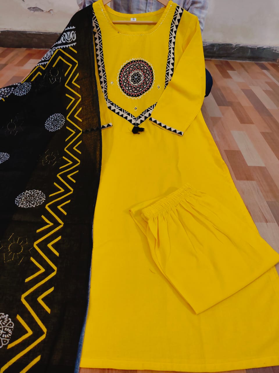 Dreamy Night Cotton Kurti Set