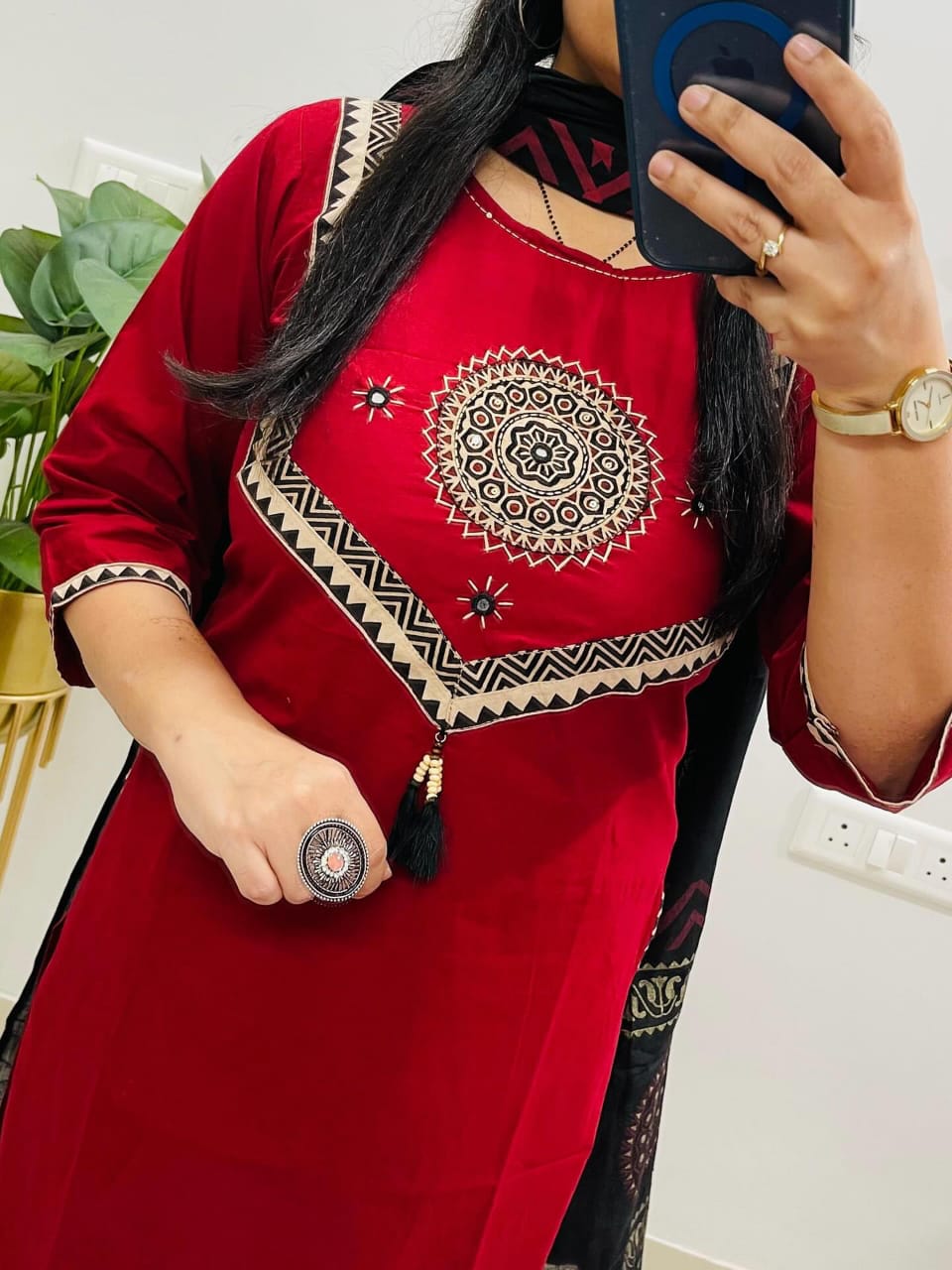 Dreamy Night Cotton Kurti Set