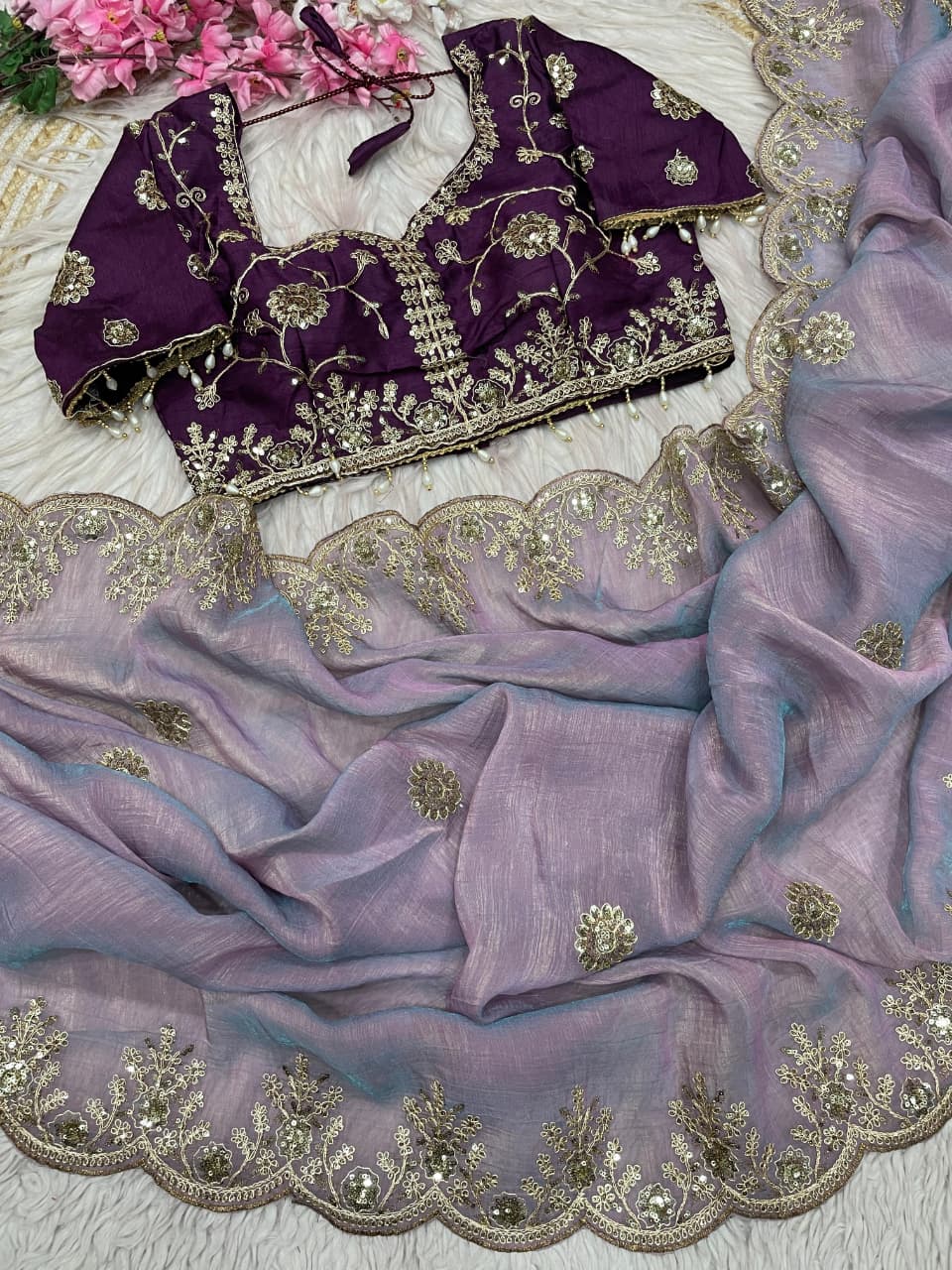 Soul Mate Vichitra Silk Saree