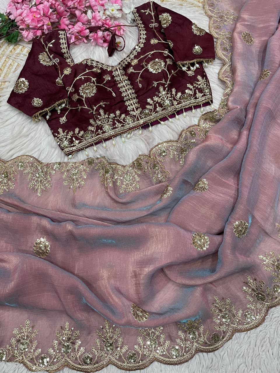 Soul Mate Vichitra Silk Saree
