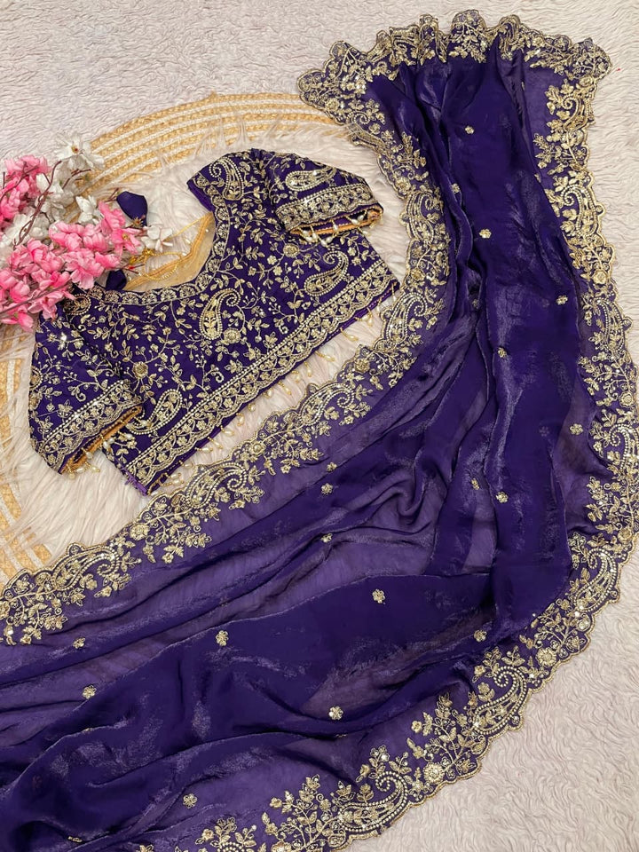 Humming Tune Satin Silk Saree
