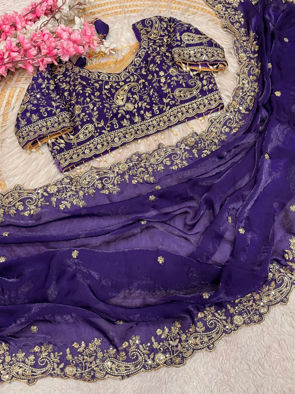Humming Tune Satin Silk Saree
