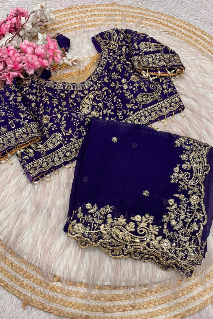 Humming Tune Satin Silk Saree