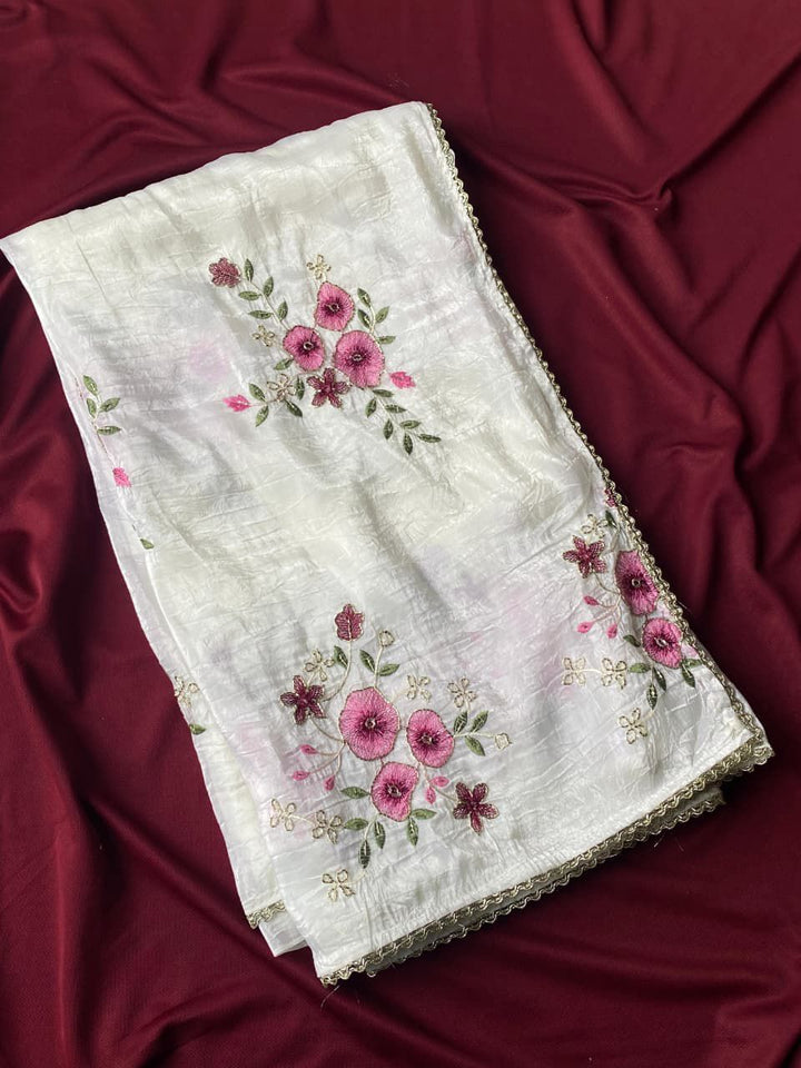Fortune Flow Crush Silk Saree