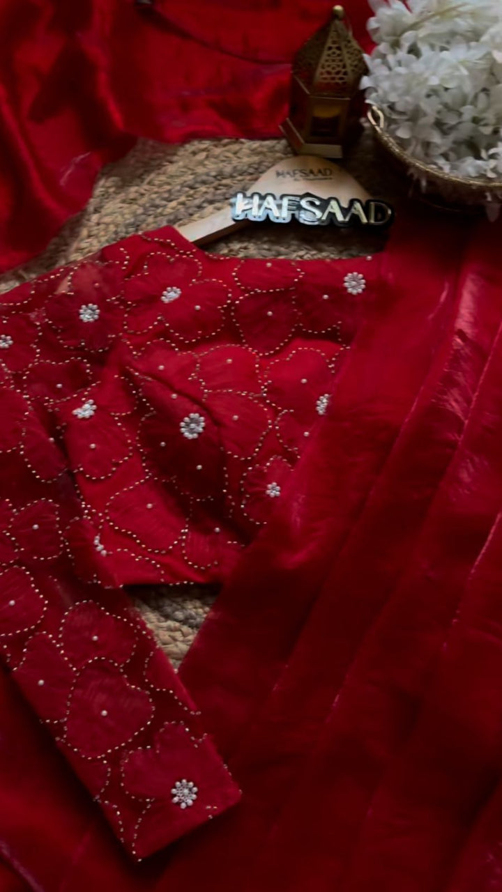 Prosper Weave Fancy Silk Saree