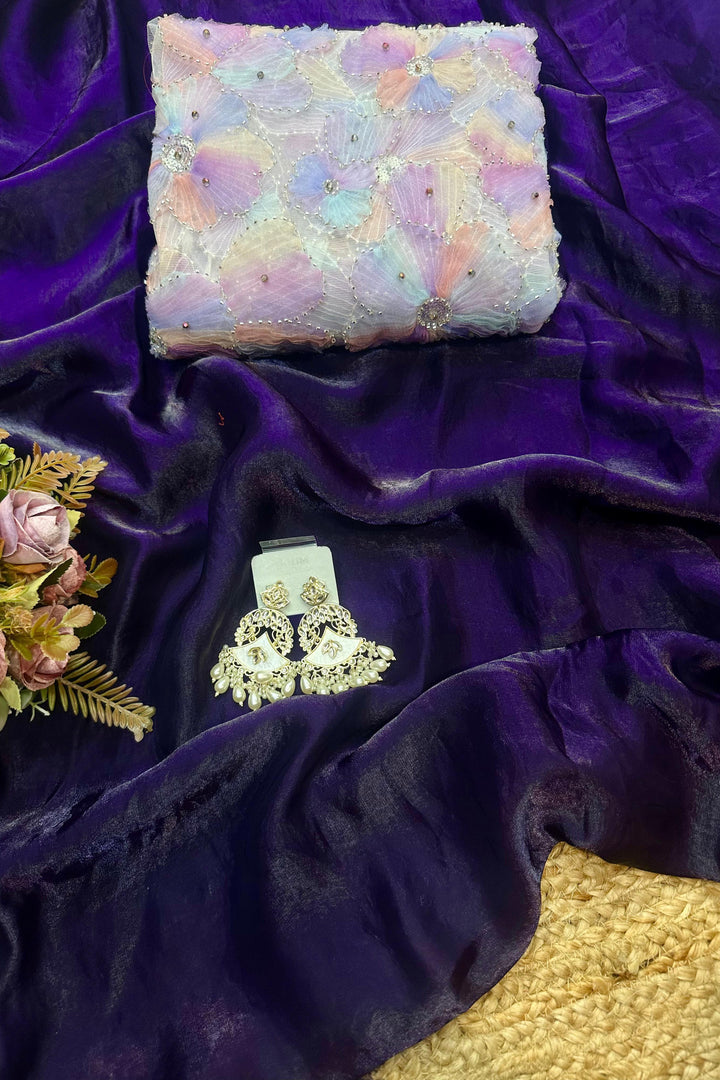 Prosper Weave Fancy Silk Saree