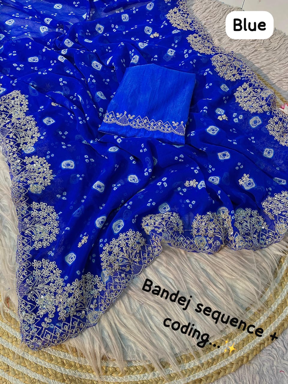 Defining You Georgette Saree