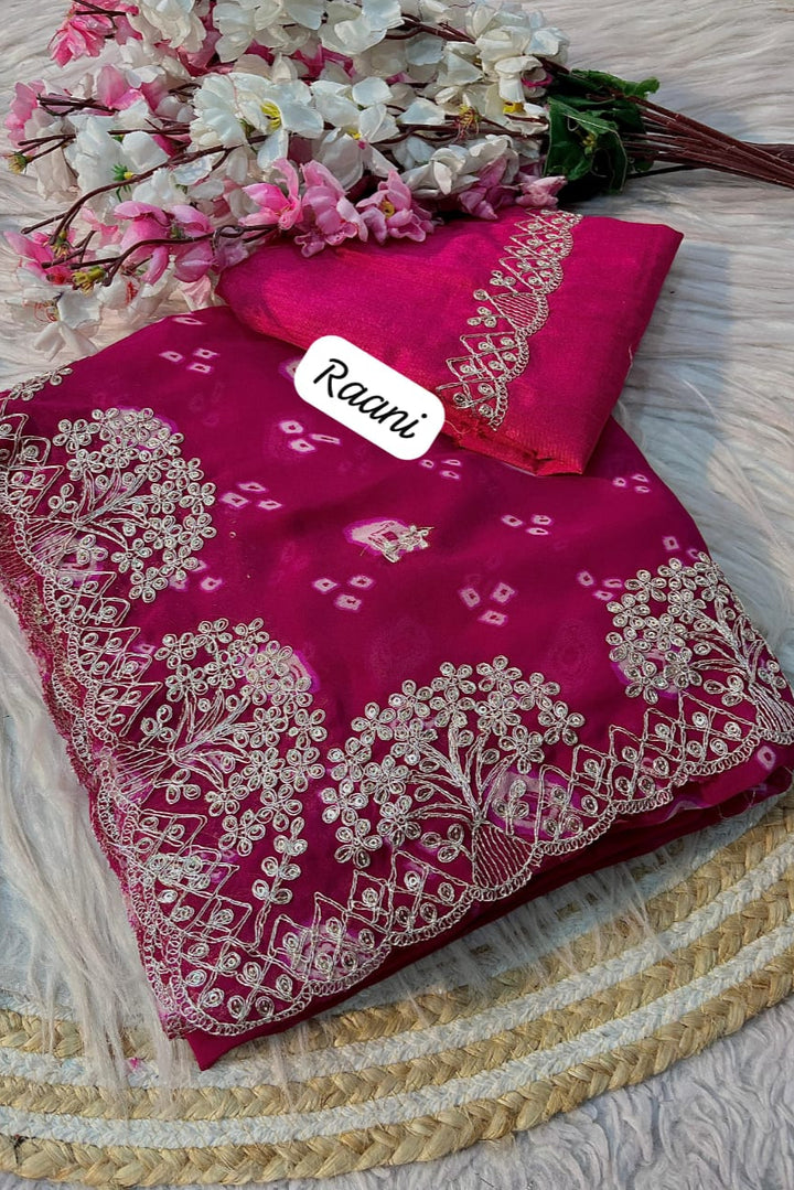 Defining You Georgette Saree